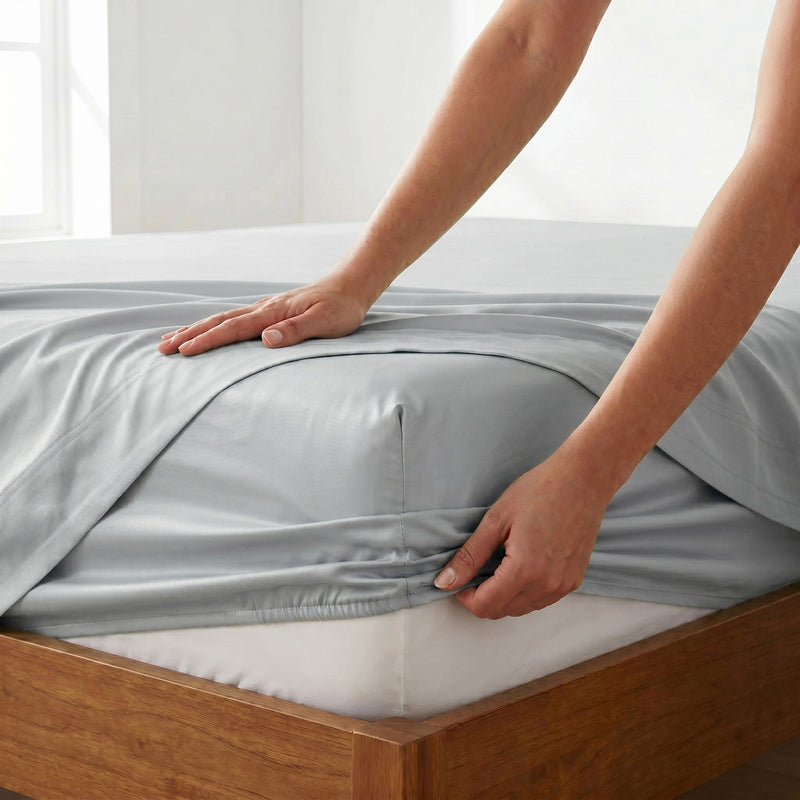 TENCEL Lyocell Sheet Set 4-Piece Moisture-Wicking All-Season Sleep