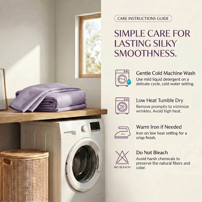 TENCEL Lyocell Sheet Set 4-Piece Moisture-Wicking All-Season Sleep