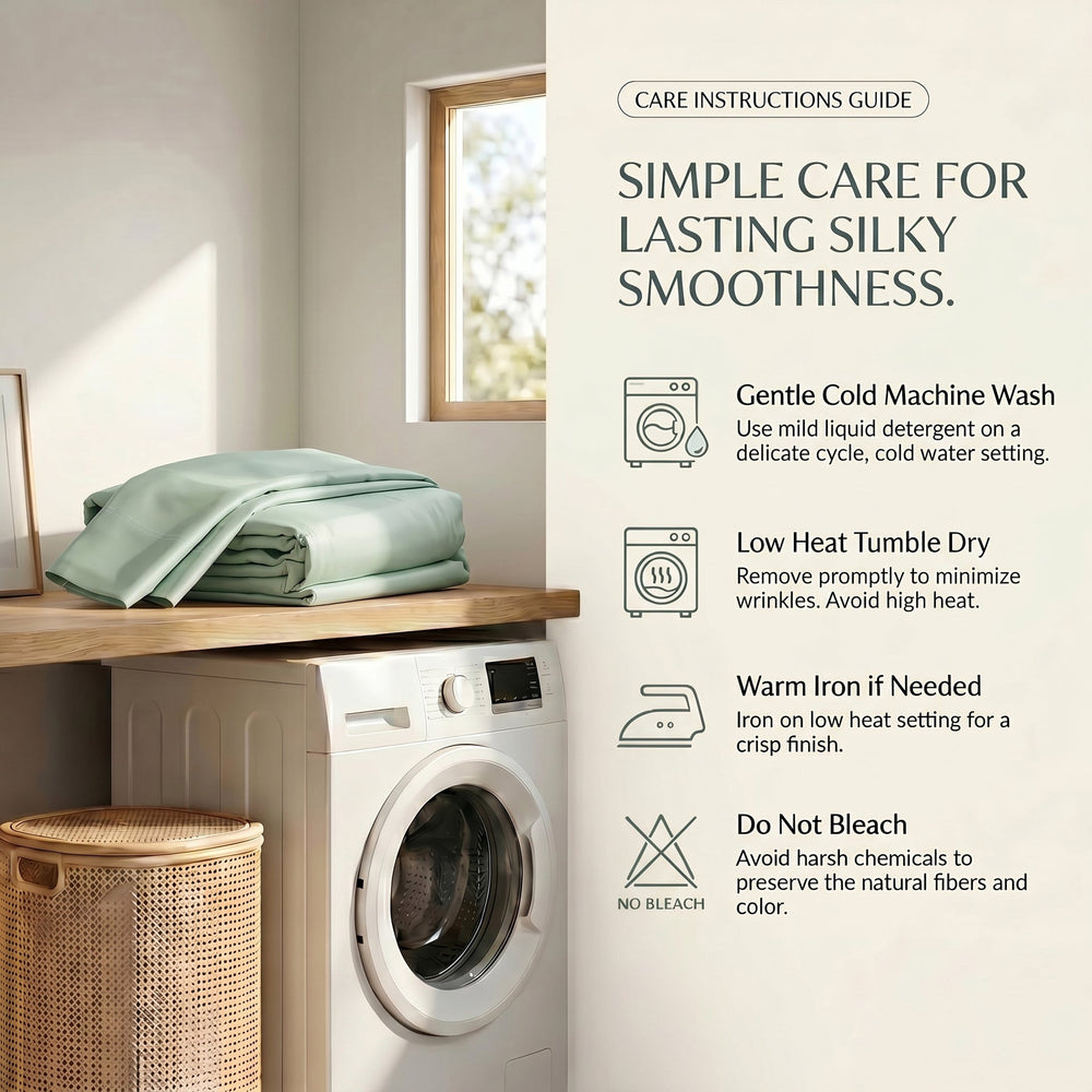 TENCEL Lyocell Sheet Set 4-Piece Moisture-Wicking All-Season Sleep Media 151