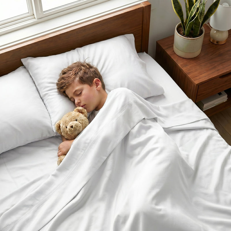 TENCEL Lyocell Sheet Set 4-Piece Moisture-Wicking All-Season Sleep