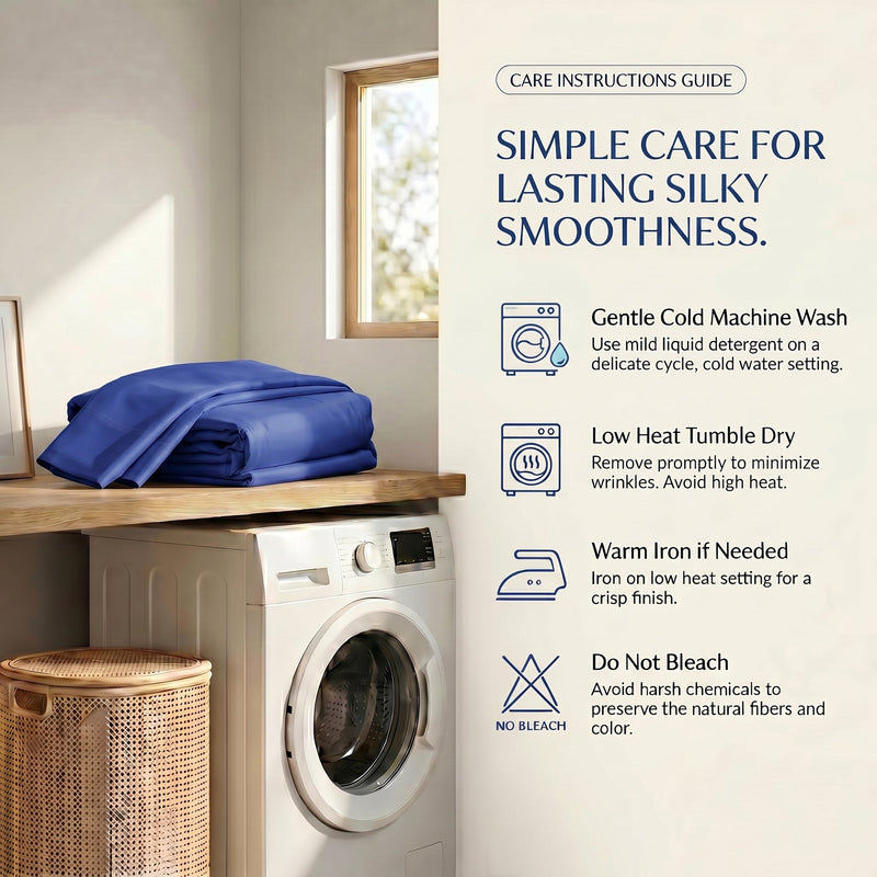 TENCEL Lyocell Sheet Set 4-Piece Moisture-Wicking All-Season Sleep