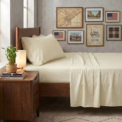 Bamboo Sheet Set Organic Bamboo & Oeko-Tex Certified Soft Sleep Comfort perspective