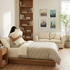Bamboo Sheet Set Organic Bamboo & Oeko-Tex Certified Soft Sleep Comfort perspective