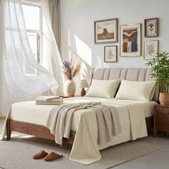 Bamboo Sheet Set Organic Bamboo & Oeko-Tex Certified Soft Sleep Comfort perspective