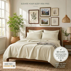Bamboo Sheet Set Organic Bamboo & Oeko-Tex Certified Soft Sleep Comfort perspective