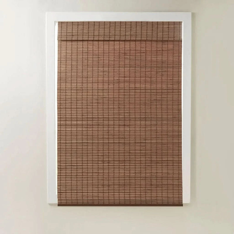 Bamboo Roman Shade Light Filtering 64-Inch Window Covering For Living Room