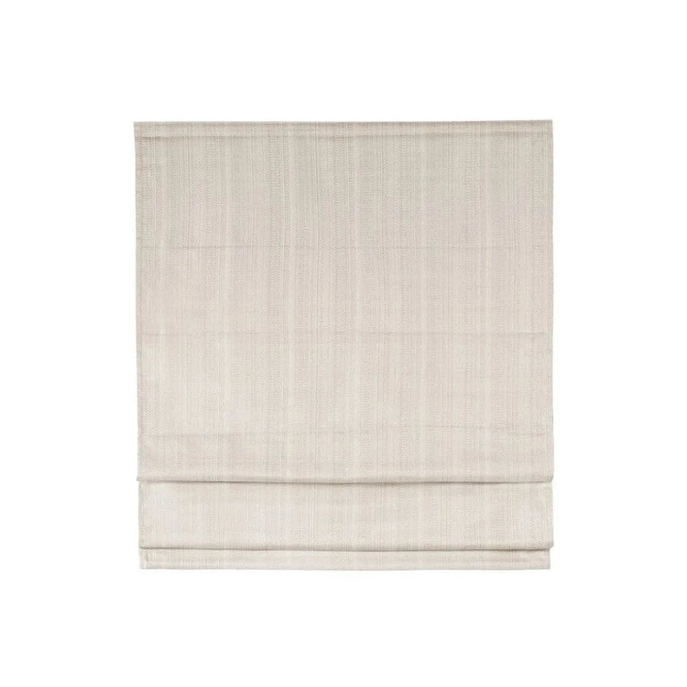 Cordless Basketweave Roman Shade Beige Polyester Room Darkening 64x39 Media 8