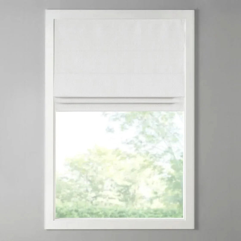 Room Darkening Cordless Roman Shade Polyester Casual Window Treatment
