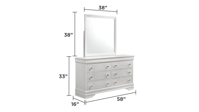 Queen Bedroom Set Upholstered Headboard Wood LED Lighting Modern Design