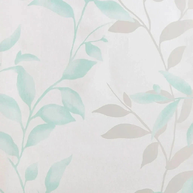 Curtain Panels Polyester Burnout Botanical Print 84 Inch Length Pair