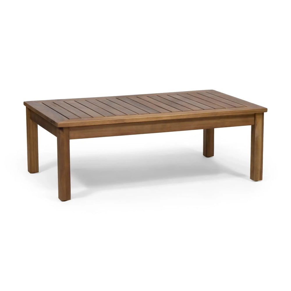 Acacia Wood Outdoor Chat Set Rope Wrapped Teak Color Patio Cushions Media 10