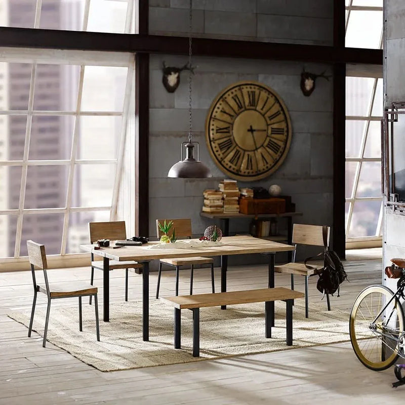 Dining Chairs Solid Wood Grey Finish For Modern Dining Room Set Of 2