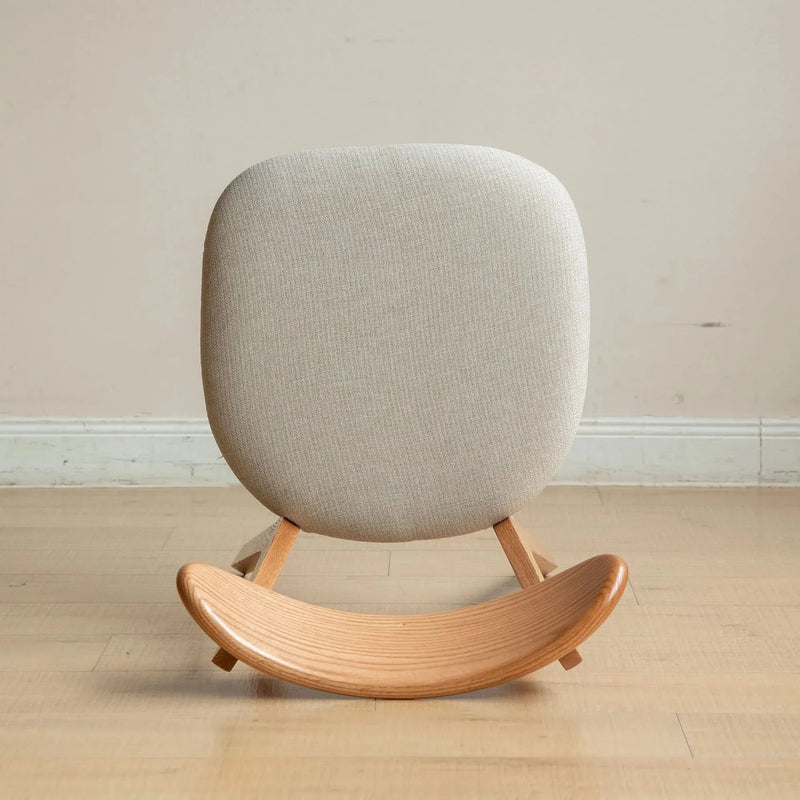 Dining Chair Oak Solid Wood Upholstered Seat Minimalist Design For Dining Rooms