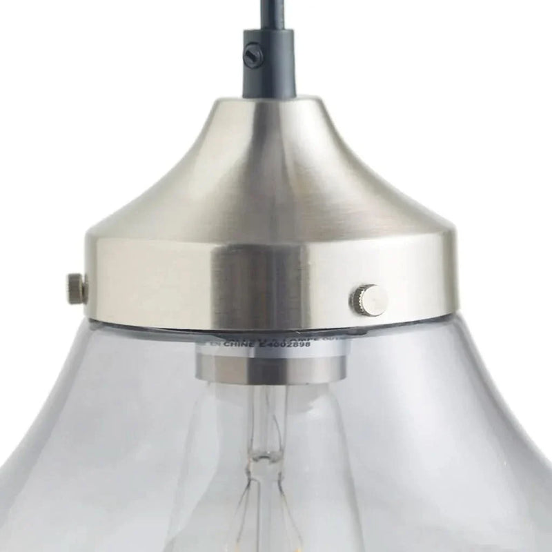 Glass Pendant Bell-Shaped Ceiling Light For Living Rooms Home Decor