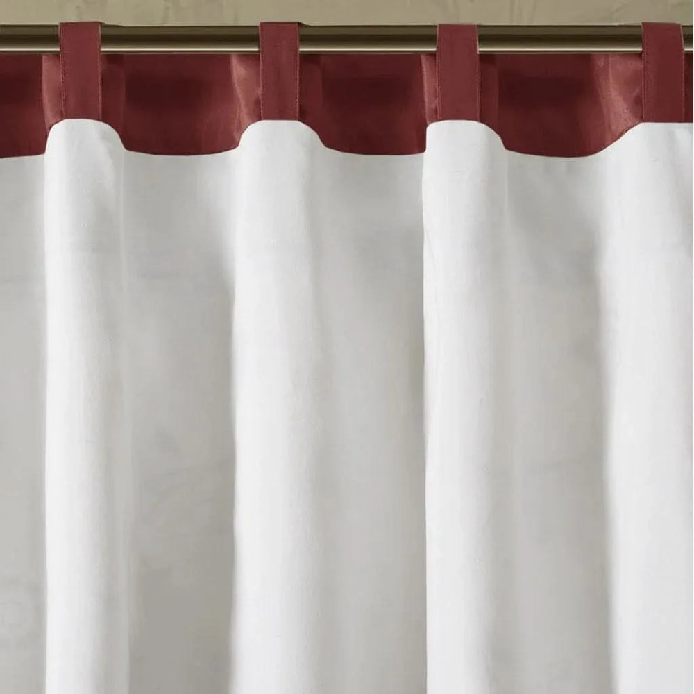Embroidered Curtain Panel Polyester Floral Embroidery For Living Room Media 8