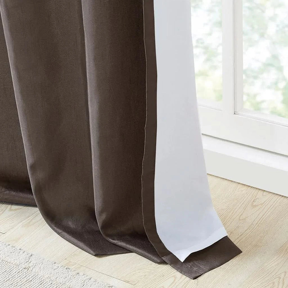 Embroidered Curtain Panel Polyester Floral Embroidery For Living Room Media 6