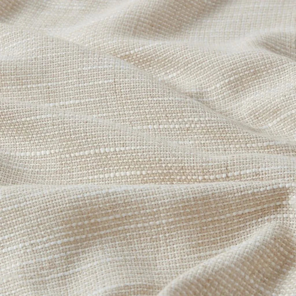 Faux Linen Curtain Polyester Fleece Lined Rod Pocket Panel Back Tab Media 9