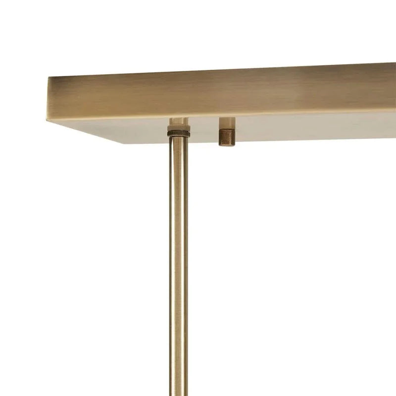 Chandelier 6 Light Linear Frosted Glass Globe Fixture Industrial Style