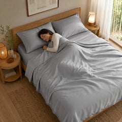 Bamboo Sheet Set Organic Bamboo & Oeko-Tex Certified Soft Sleep Comfort perspective