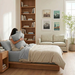 Bamboo Sheet Set Organic Bamboo & Oeko-Tex Certified Soft Sleep Comfort perspective