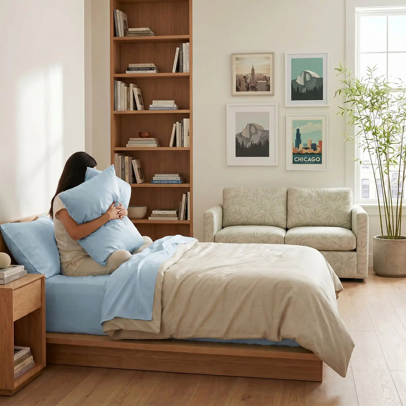 Bamboo Sheet Set Organic Bamboo & Oeko-Tex Certified Soft Sleep Comfort