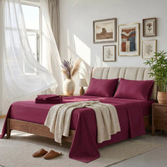 Bamboo Sheet Set Organic Bamboo & Oeko-Tex Certified Soft Sleep Comfort perspective