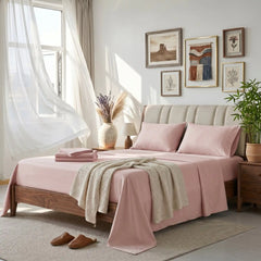 Bamboo Sheet Set Organic Bamboo & Oeko-Tex Certified Soft Sleep Comfort perspective