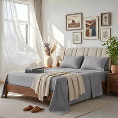 Bamboo Sheet Set Organic Bamboo & Oeko-Tex Certified Soft Sleep Comfort perspective