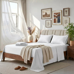 Bamboo Sheet Set Organic Bamboo & Oeko-Tex Certified Soft Sleep Comfort perspective