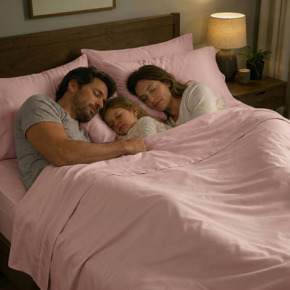TENCEL Lyocell Sheet Set 4-Piece Moisture-Wicking All-Season Sleep Media 120
