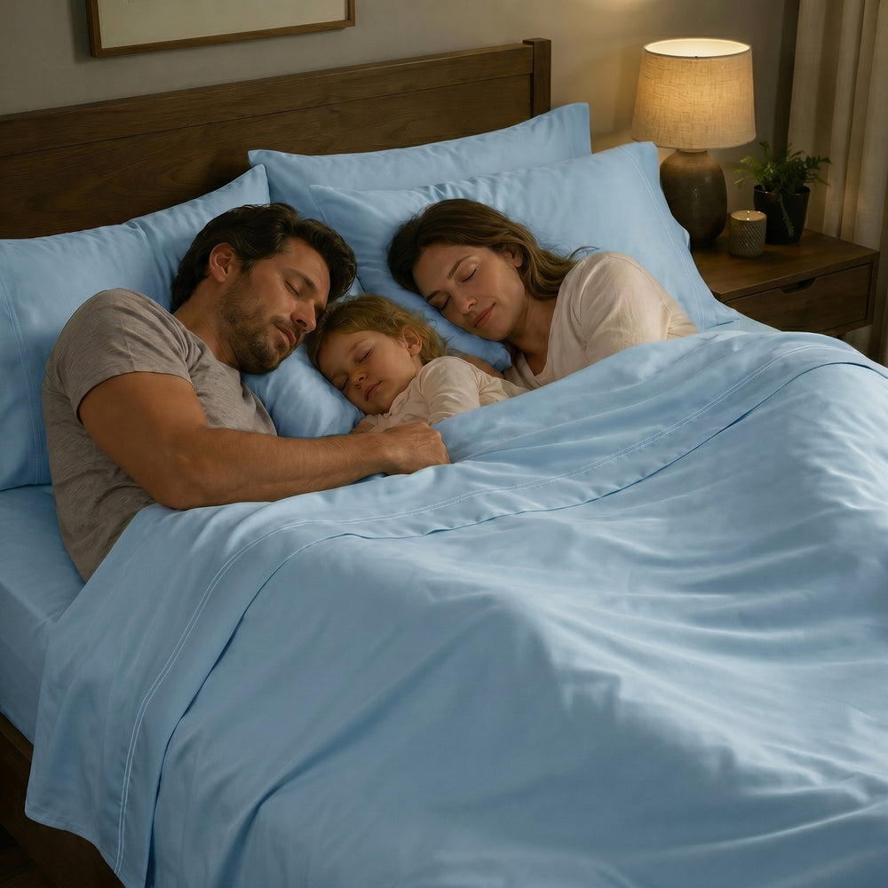 TENCEL Lyocell Sheet Set 4-Piece Moisture-Wicking All-Season Sleep Media 182
