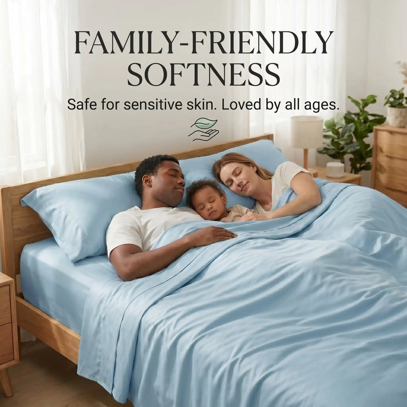 Bamboo Sheet Set Organic Bamboo & Oeko-Tex Certified Soft Sleep Comfort
