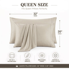Bamboo Sheet Set Organic Bamboo & Oeko-Tex Certified Soft Sleep Comfort perspective