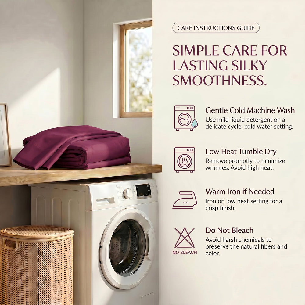 TENCEL Lyocell Sheet Set 4-Piece Moisture-Wicking All-Season Sleep Media 112