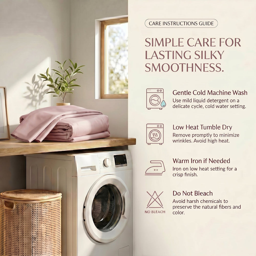 TENCEL Lyocell Sheet Set 4-Piece Moisture-Wicking All-Season Sleep Media 123
