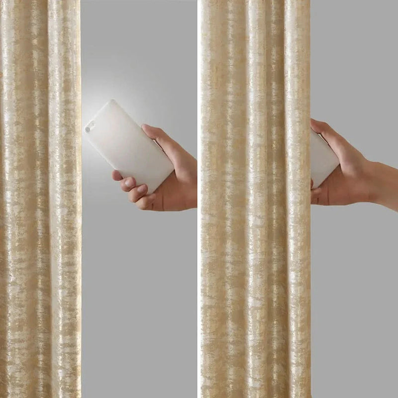 Blackout Curtain Panel Jacquard Lined Polyester Rod Pocket Back Tab