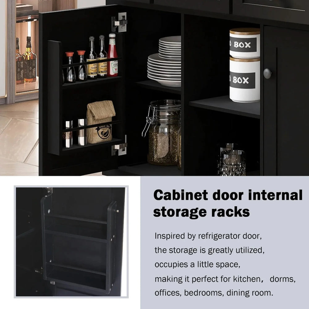 Kitchen Cart Rubber Wood Top Drop Leaf Design Storage Island On Wheels Media 4