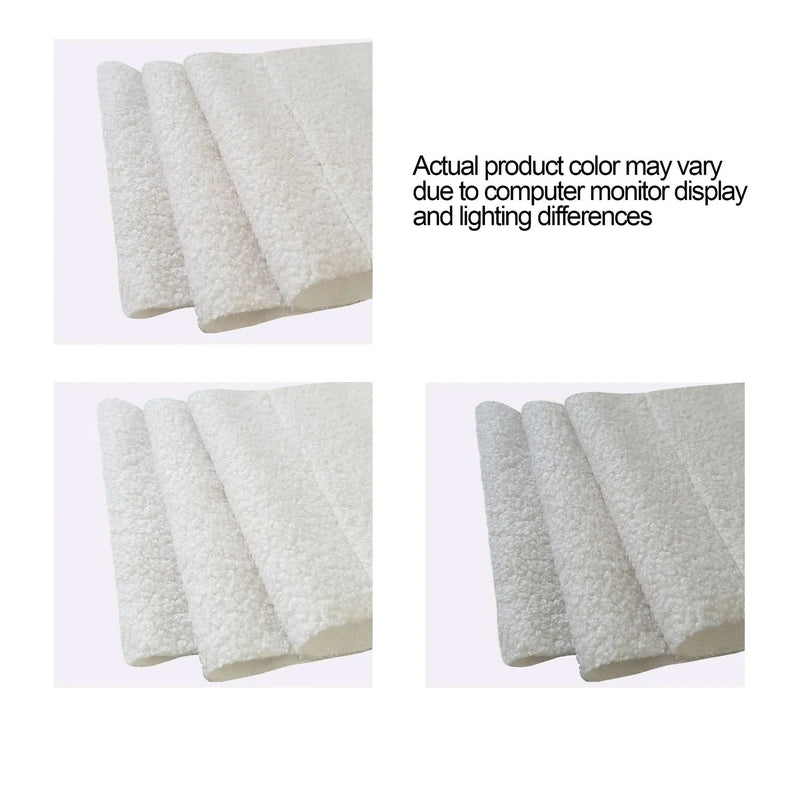 Queen Bed Ivory Boucle Upholstered 4-Drawer Storage Tufted Headboard