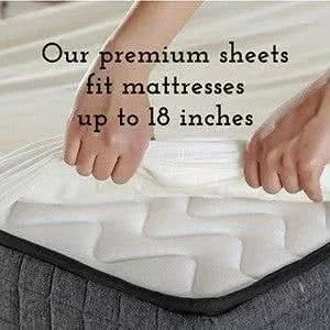Bamboo Sheet Set Organic Bamboo & Oeko-Tex Certified Soft Sleep Comfort Media 2