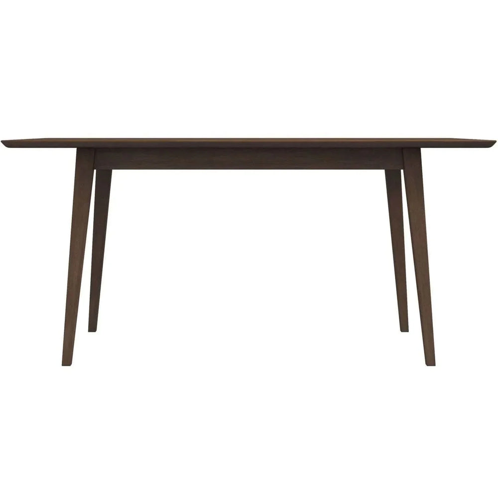 Solid Wood Dining Table Rectangular & Mid Century Modern For Kitchen Media 4