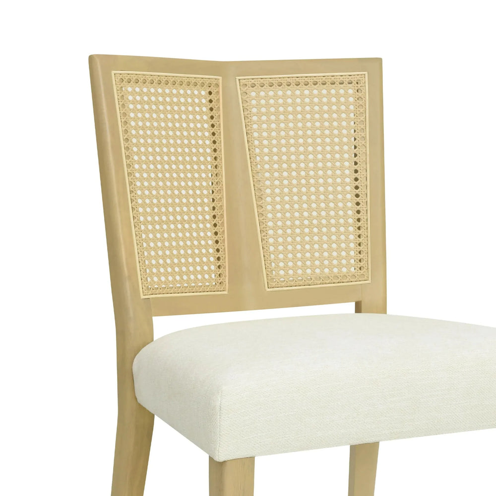 Dining Chair Wood & Fabric Mid Century Set Of 2 For Dining Room Area Media 10