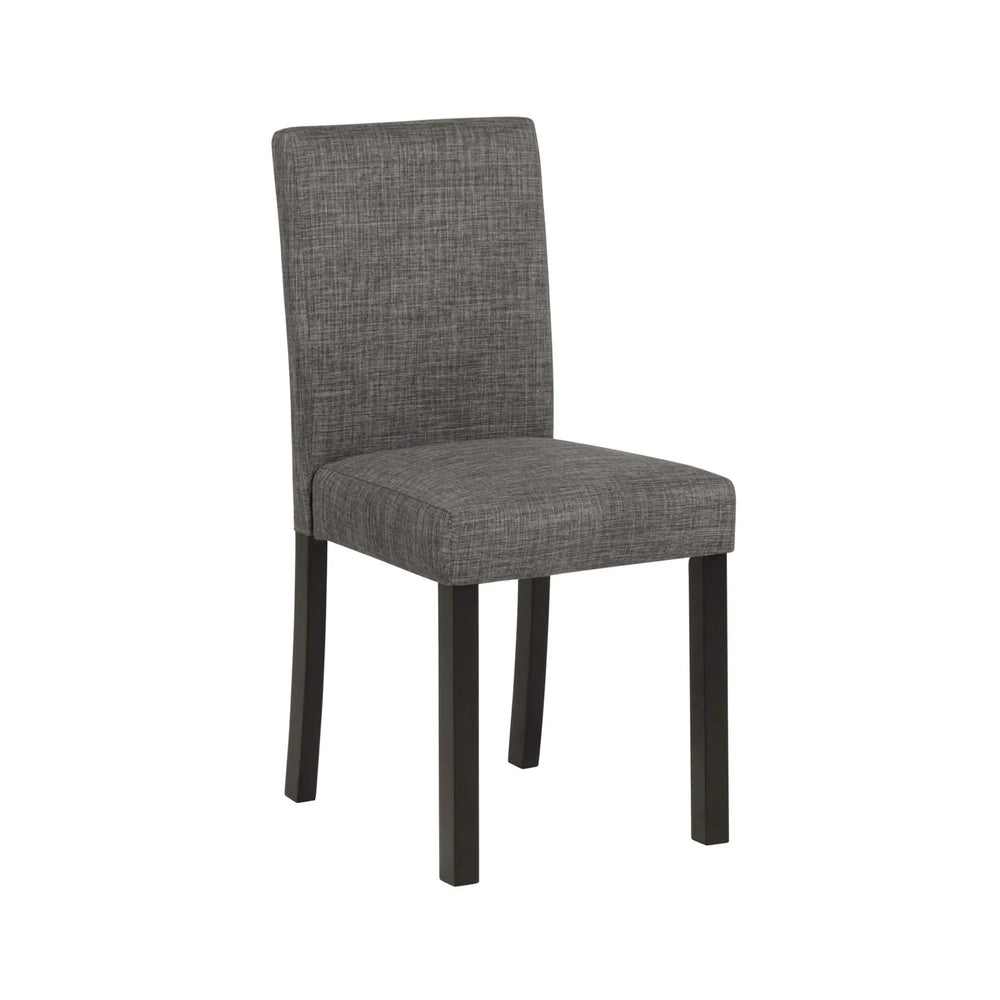 Dining Table Set Fabric & Wood Modern Seats 4 For Kitchen & Dining Media 5