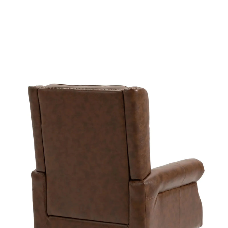 Armchair With Microsuede Upholstery Wood Frame Cozy Living Room Chair