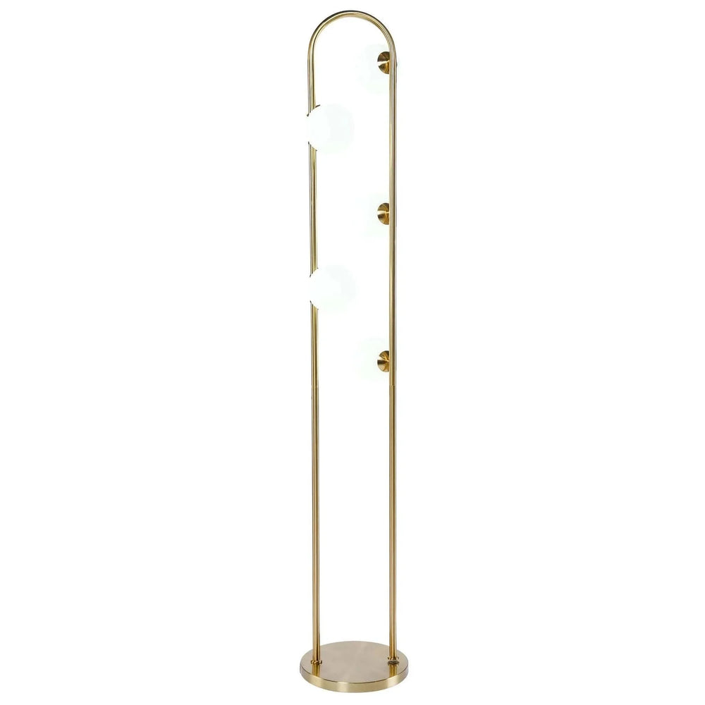Floor Lamp Gold Metal Modern Tall Corner Lighting For Living Room & Office Media 3