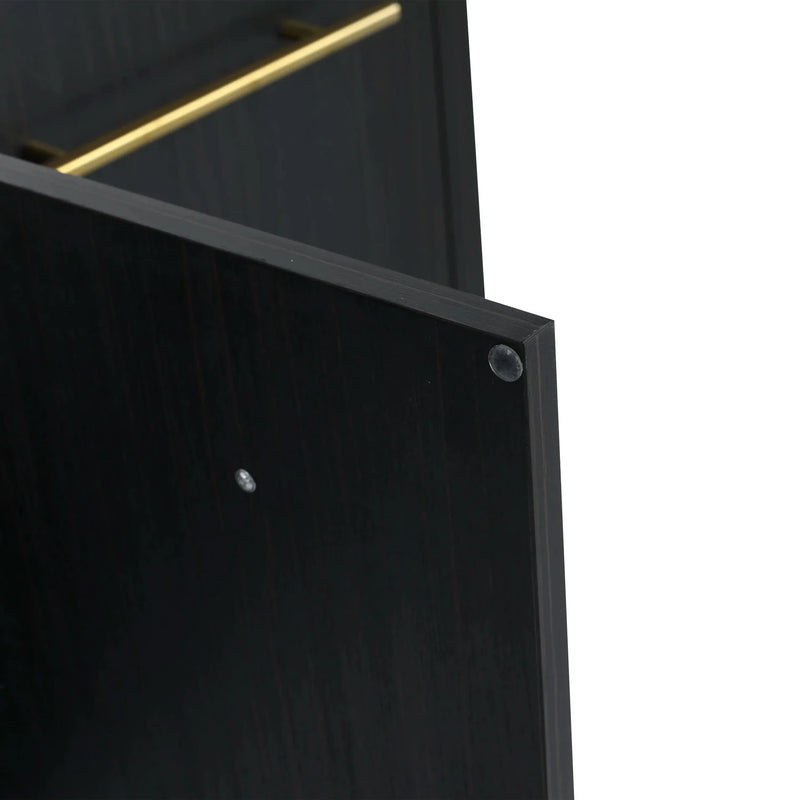 Wall Mounted Bathroom Vanity Thick Edged Resin Basin Plywood Modern
