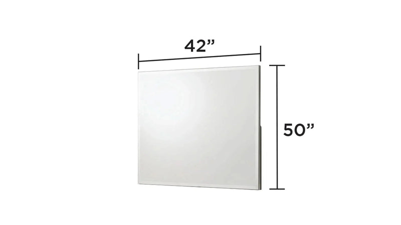 Queen Size Bedroom Set LED Headboard White Wood Finish Contemporary