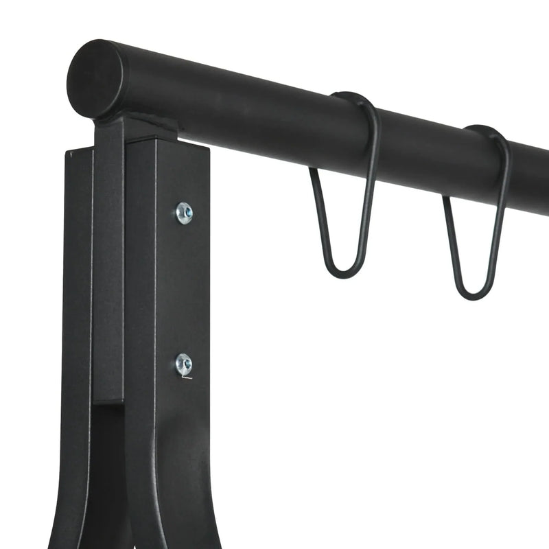 Porch Swing Stand Steel Heavy Duty Outdoor Frame 528 Lbs Capacity
