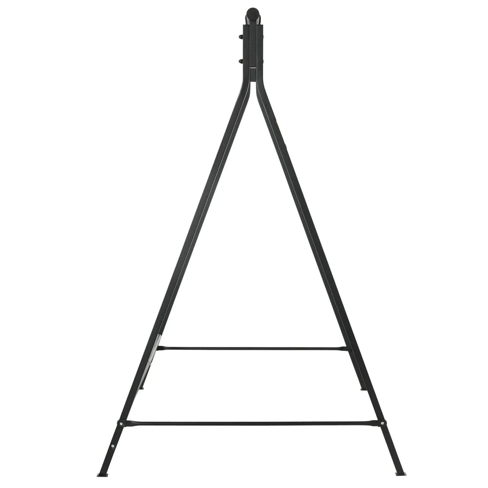 Porch Swing Stand Steel Heavy Duty Outdoor Frame 528 Lbs Capacity Media 7