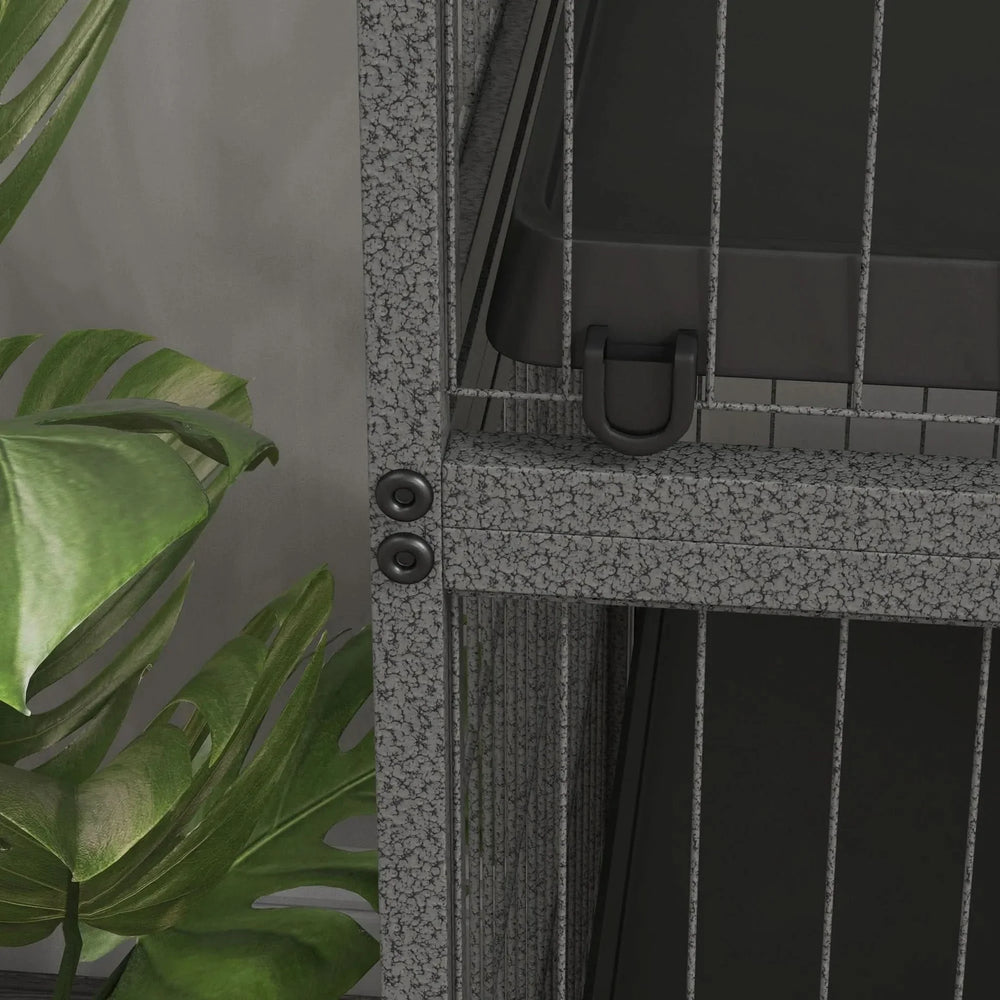 Small Animal Cage Heavy Duty Steel Wire With 4 Doors Removable Tray Hammock Media 3