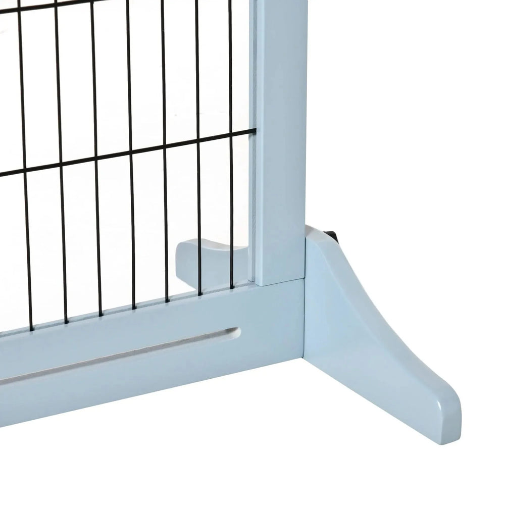 Pet Gate Wood Extra Wide For Doorways Hallways Home Use Barrier Gate Media 7